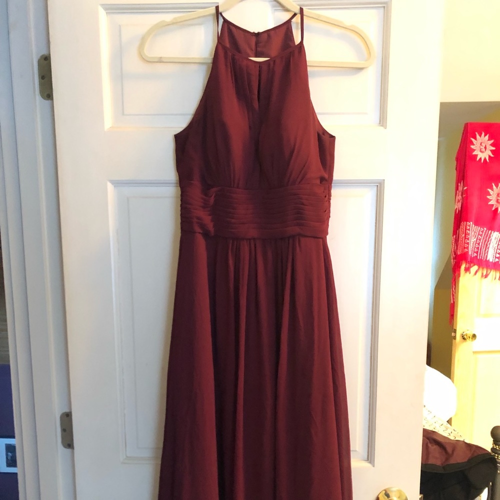 COPY - Burgundy formal dress